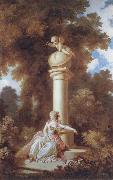 Jean Honore Fragonard The Progress of Love painting